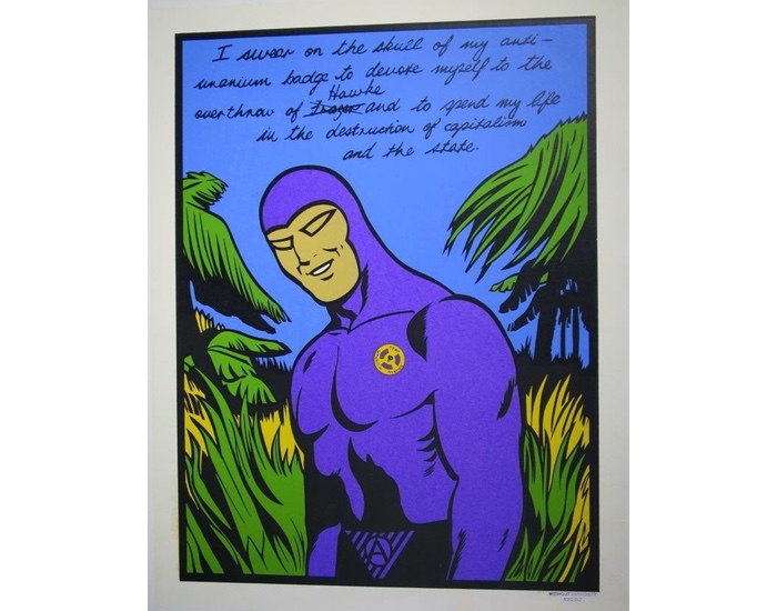 Anarchist anti-uranium poster